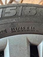 Set 4 winterbanden op stalen velg Opel, Ophalen, Gebruikt, 16 inch, Banden en Velgen