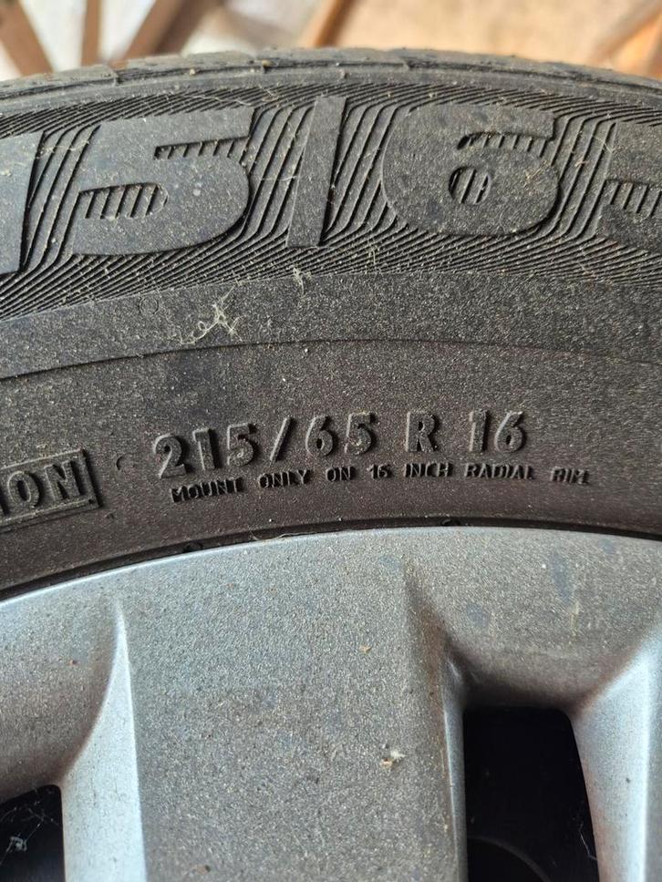 Set 4 winterbanden op stalen velg Opel, Auto-onderdelen, Banden en Velgen, Banden en Velgen, Winterbanden, 16 inch, Personenwagen