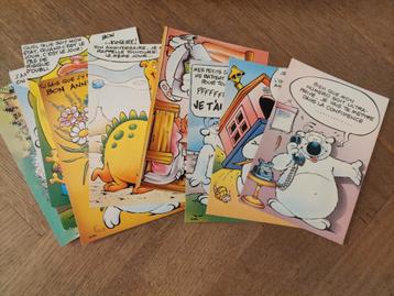 Cartes postales : Cubitus, Ptiluc, Le Piaf, Astérix et Bb de disponible aux enchères