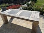 tuintafel, Tuin en Terras, Tuintafels, Ophalen, Gebruikt, Rechthoekig, Hout