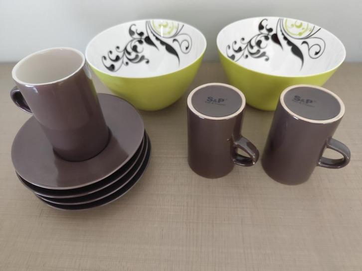 Servies Salt & Pepper, Huis en Inrichting, Keuken | Servies, Nieuw, Compleet servies, Effen, Overige materialen, Ophalen of Verzenden