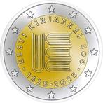 2 euro herdenkingsmunt Estland 2025 : Geschreven taal, Postzegels en Munten, Munten | Europa | Euromunten, Ophalen of Verzenden