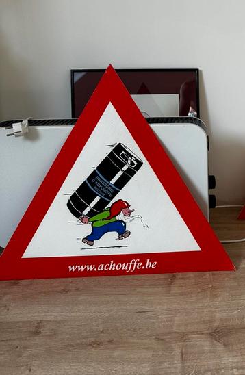 Chouffe driehoek bord beschikbaar voor biedingen