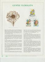 Belgie. kunstblad  Gentse Floralien. - logo in goud, Verzamelen, Ophalen, Nieuw