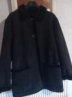 Mooie zwarte mantel maat 48, Kleding | Dames, Ophalen of Verzenden, Zo goed als nieuw, Zwart