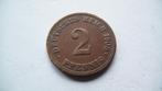 2 pfennig 1908 A, Timbres & Monnaies, Monnaies | Europe | Monnaies non-euro, Enlèvement