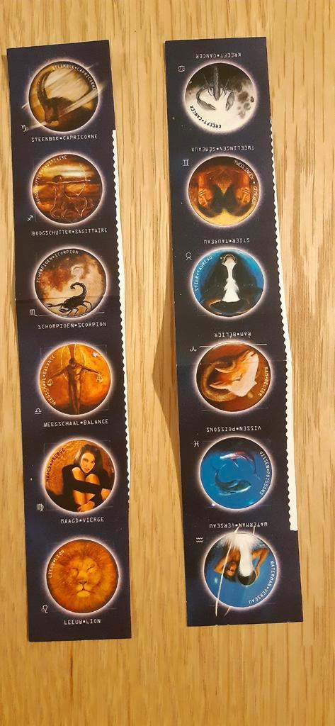 12x sticker horoscoop steenbok boogschutter schorpioen maagd, Verzamelen, Stickers, Zo goed als nieuw, Dier en Natuur, Ophalen of Verzenden