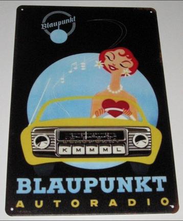 BLAUPUNKT AUTORADIO : Metalen Bord BLAUPUNKT Autoradio beschikbaar voor biedingen