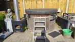 Hottub 6 persoons met externe houtkachel, Ophalen, Zo goed als nieuw, Filter, Vast