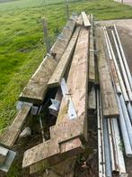 Baddings, Doe-het-zelf en Bouw, Hout en Planken, Ophalen, Gebruikt, Balk, 50 mm of meer