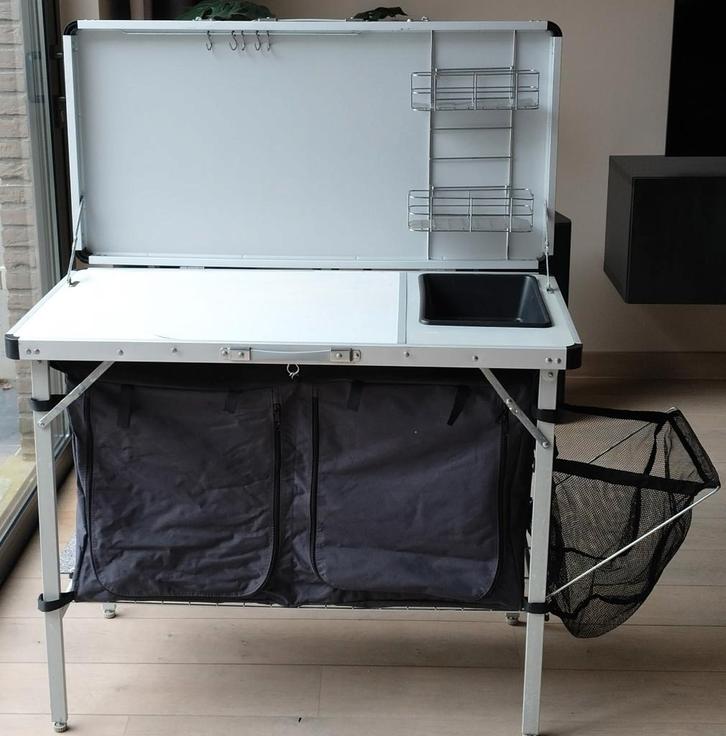 Cuisine de camping/cuisine de camping, Caravanes & Camping, Meubles de camping, Utilisé, Armoire de camping, Enlèvement