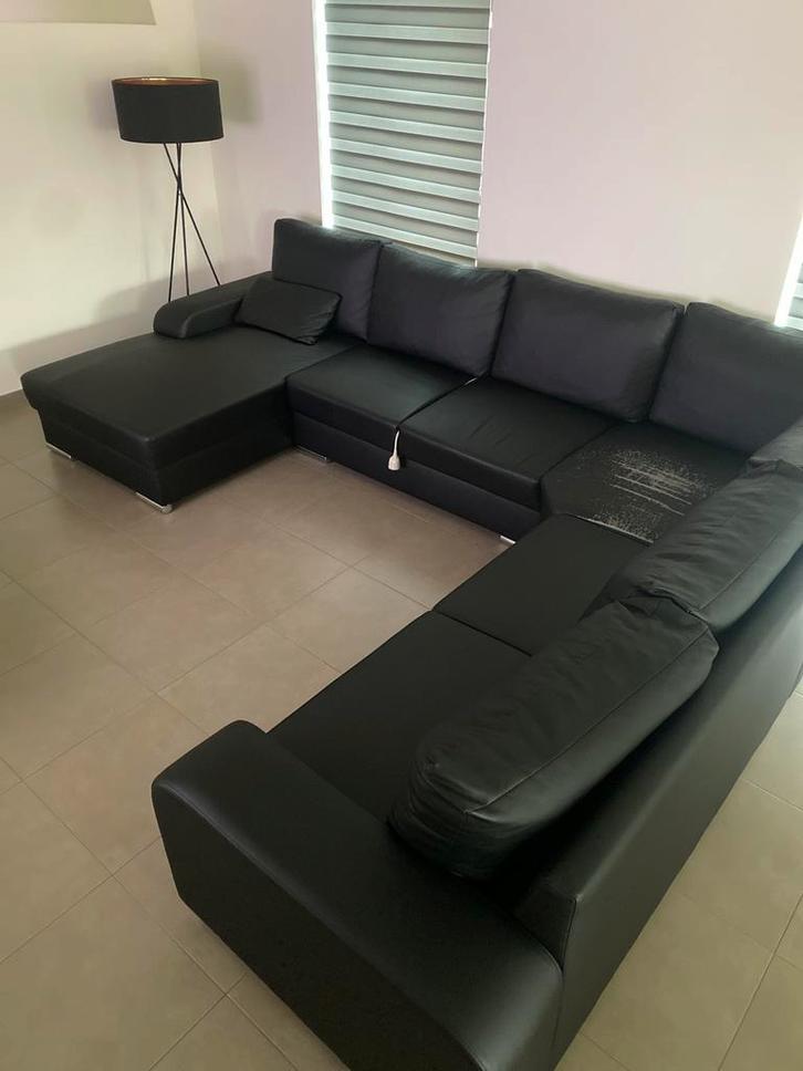 U vorm zetel, Maison & Meubles, Canapés | Coins salons complets, Utilisé, Enlèvement