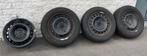 4 pneus Gislaved + 3 jantes 16 pouces hiver, Auto-onderdelen, Banden en Velgen, Ophalen, Gebruikt, 16 inch, Banden en Velgen