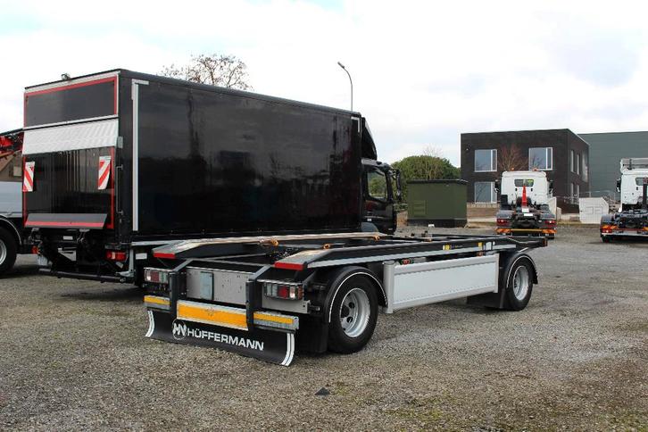 Hufferman container remorque - 20 ton!!, Auto's, Vrachtwagens, Bedrijf, Te koop, Aanhangers en Opleggers, Ophalen