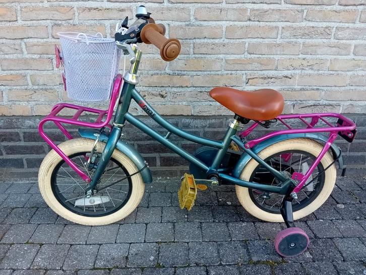 Kinderfiets meisjesfiets 2Cycle 14inch inclusief mandje 🚴‍♂, Kinderen en Baby's, Speelgoed | Buiten | Voertuigen en Loopfietsen