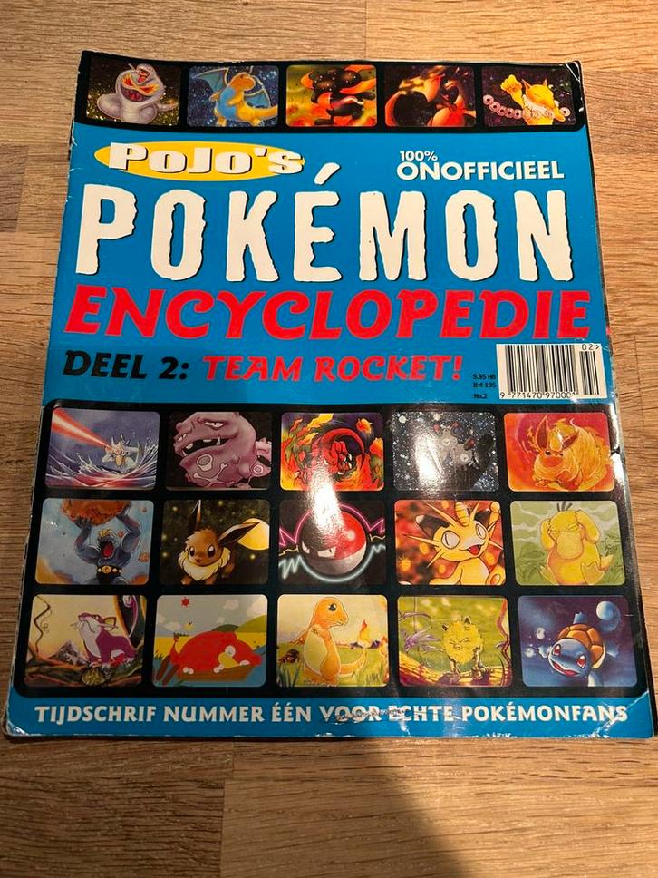 Pojo's Pokémon Encyclopedie: Deel 2 - Team Rocket, Hobby en Vrije tijd, Verzamelkaartspellen | Pokémon, Gebruikt, Boek of Catalogus