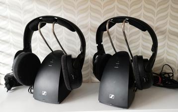 2 hoofdtelefoons Sennheiser TR 120-w