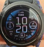 Garmin Fénix 7X Pro Solar 51mm, Zwart, Ophalen of Verzenden, Zo goed als nieuw, Garmin Fenix