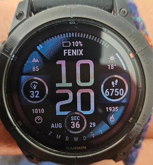 Garmin Fénix 7X Pro Solar 51mm, Handtassen en Accessoires, Sporthorloges, Zo goed als nieuw, Zwart, Afstand, Calorieverbanding