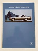 Brochure Mercedes-Benz 230 CE 300 CE-24 Coupe 1990, Boeken, Auto's | Folders en Tijdschriften, Ophalen of Verzenden, Gelezen