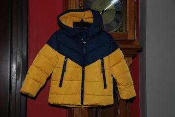 Babyjas Donsjack Parka marineblauw/oker „C&A” T92 Zeer goed! beschikbaar voor biedingen