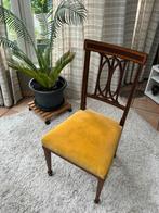 Klassieke vintage art deco stoel, Classique Vintage Art Deco, Gebruikt, Bruin, Hout