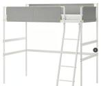 Ikea VITVAL Frame hoogslaper, Huis en Inrichting, Slaapkamer | Bedden, Ophalen, 90 cm, Eenpersoons, Wit