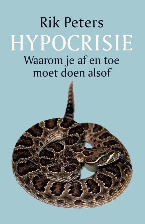 Te Koop Boek HYPOCRISIE Rik Peters, Livres, Philosophie, Utilisé, Autres sujets/thèmes, Enlèvement ou Envoi