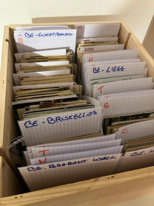 Groot lot oude ansichtkaarten, ongeveer 25.000 kaarten, Verzamelen, Postkaarten | België, Gelopen, 1920 tot 1940, Ophalen of Verzenden