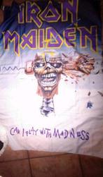 Vlag iron maiden 1m op 60cm, Verzamelen, Ophalen of Verzenden, Zo goed als nieuw