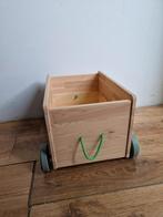 Houten bak op wieltjes ikea, Kinderen en Baby's, Ophalen