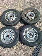 4 banden + velgen aanhangwagen, Ophalen, Gebruikt