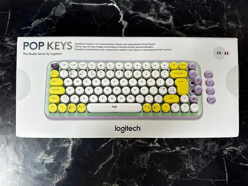 POP Keys Wireless Mechanical Keyboard With Emoji Keys, Informatique & Logiciels, Claviers, Azerty, Enlèvement