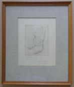 WILLY KREITZ / VROUWELIJK NAAKT / ZW-W ETS / 39x33cm KADER, Ophalen of Verzenden
