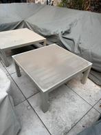 Royal Botania Taboela tafel 80x80x38 cm, Ophalen, Gebruikt, Vierkant, Rvs