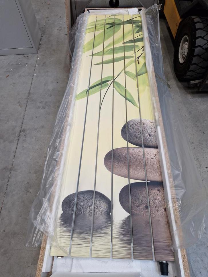 Nieuwe elektrische designradiator met unieke print, Bricolage & Construction, Chauffage & Radiateurs, Neuf, Radiateur, 800 watts ou plus