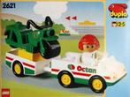 LEGO DUPLO 2621 - Motorcross Racer (Vintage 1994), Ophalen, Zo goed als nieuw, Complete set, Duplo