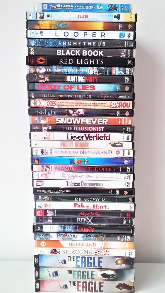 35 DVD films en series, Cd's en Dvd's, Dvd's | Tv en Series, Zo goed als nieuw, Drama, Ophalen of Verzenden