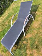 Chaise longue de jardin., Tuin en Terras, Ligbedden, Ophalen, Gebruikt, Aluminium, Verstelbaar