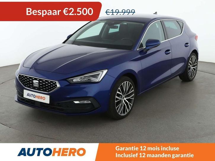 SEAT Leon 1.5 TSI ACT Xcellence (bj 2021), Auto's, Seat, Te koop, Leon, ABS, Adaptive Cruise Control, Airbags, Airconditioning