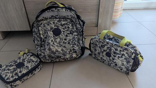 Ensemble Kipling plumier sac isotherme sac a dos, Handtassen en Accessoires, Tassen | Schooltassen, Gebruikt, Rugtas, Ophalen