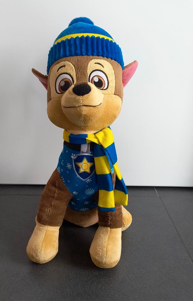 Knuffel Paw Patrol Chase (+/-50cm), Kinderen en Baby's, Speelgoed | Knuffels en Pluche, Zo goed als nieuw, Hond, Ophalen of Verzenden