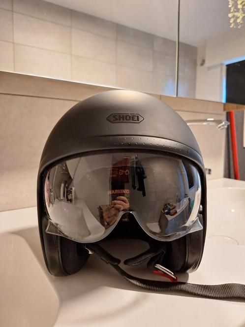 Jethelm Shoei JO maat XS (53-54cm) - koopje, Motoren, Kleding | Motorhelmen, Dames, Heren, Kinderen, Jethelm, XS, Shoei, Tweedehands