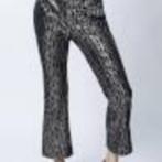 2x kort gedr zwarte velours paillet broek Zadig & Voltaire, Zadig & Voltaire, Kort, Verzenden, Zwart