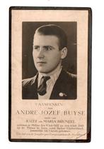 doodsprentje oorlogsslachtoffer Hulste + Saig 1943, Enlèvement ou Envoi, Autres, Photo ou Poster