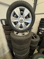 Skoda Seat Volkswagen Winterbandenset 185-60-14 84T met Velg, Auto-onderdelen, Banden en Velgen, Gebruikt, 15 inch, Banden en Velgen