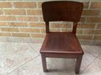 Houten bruin kinderstoeltje, Kinderen en Baby's, Ophalen