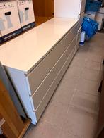 6 Ladenblok MALM wit - 160x78cm, Huis en Inrichting, Kasten | Dressoirs, Ophalen, Zo goed als nieuw