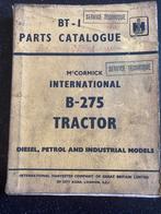 Catalogue de pièces pour tracteurs McCormill B-275, Enlèvement