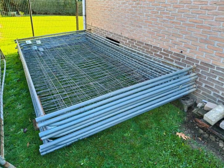 Werfhekken HERAS, Tuin en Terras, Tuinhekken en Hekwerk, Zo goed als nieuw, Overige typen, Overige materialen, Ophalen